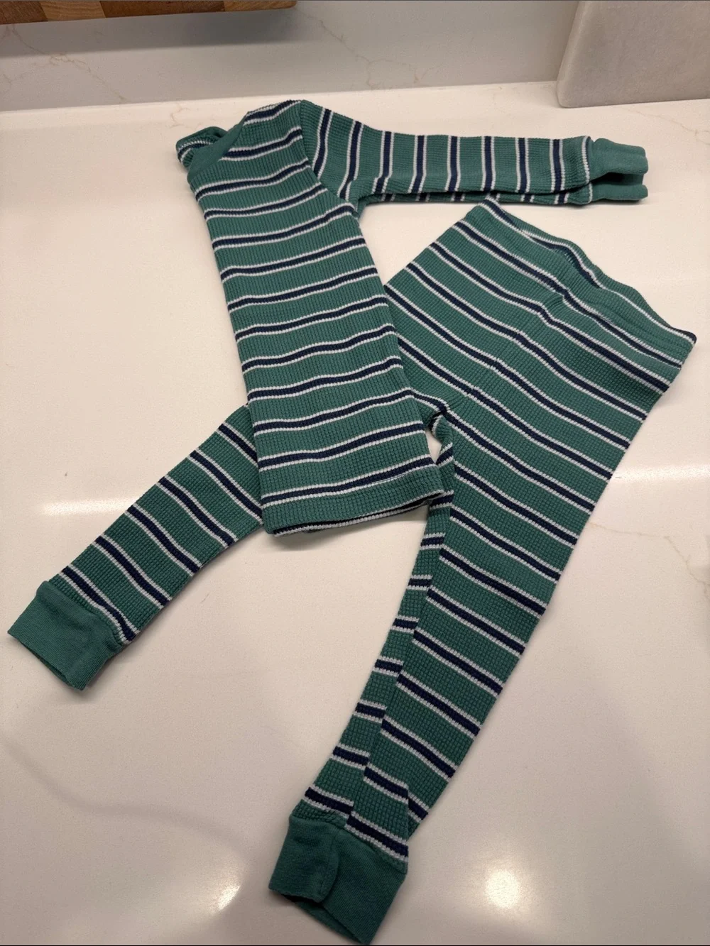 Carter’s Just One You 2-pack Green Stripe & Recycling Truck Print PJs 18mo